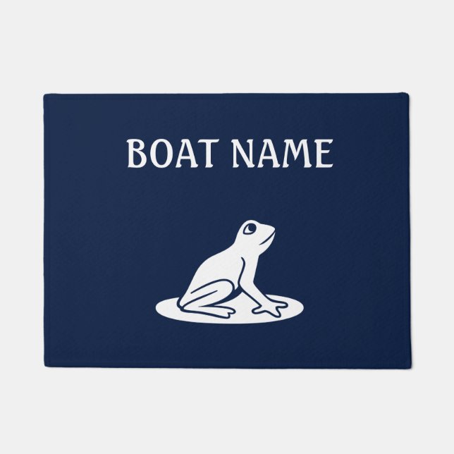 Tapete Matriz de encaixe personalizada do sapo (Frente)