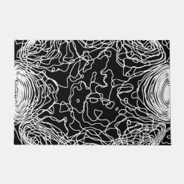 Tapete Matriz de porta branca