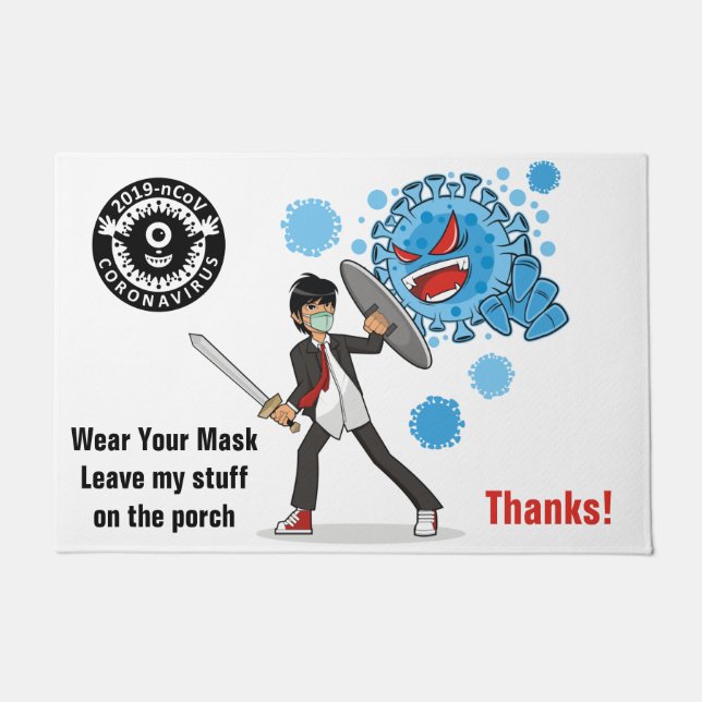 Tapete Matriz de porta de 24" x 36" (Frente)