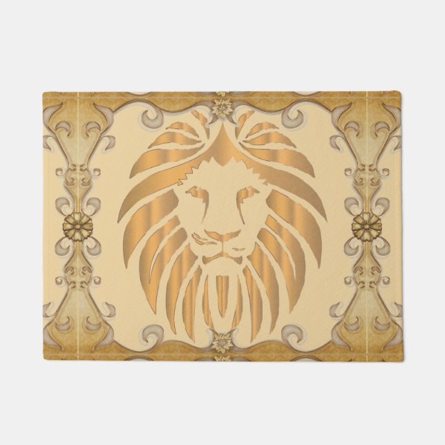 Tapete Matriz de porta de leão (Frente)