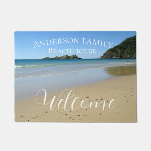 Tapete Matriz de Porta de Praia Personalizada