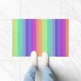 Tapete Matriz de porta de stripe do Pastel brilhante