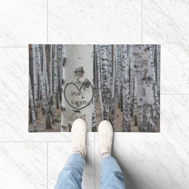 Tapete Matriz de Porta do Coração Gravada pela Rússia do  (Interior)