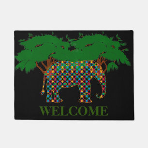 Tapete Matriz de porta elefante