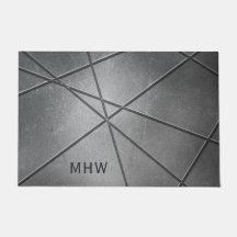 Matriz de porta monográfica personalizada do padrã