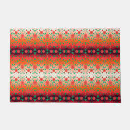 Tapete Matriz de porta na moda com vermelho e preto