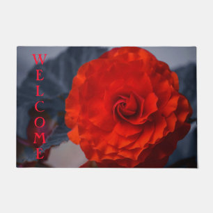 Tapete Matriz de Portas Begonia Dupla Crimson