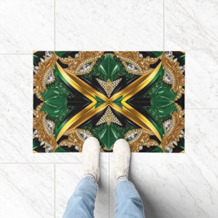 Tapete Matriz de portas com design de cores da Jamaica