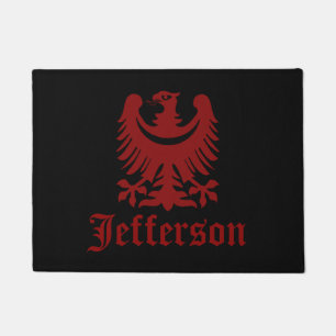 Tapete Matriz de Portas Personalizadas do Crest de Águia
