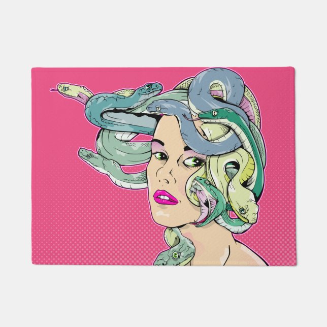 Tapete Medusa Pop art (Frente)