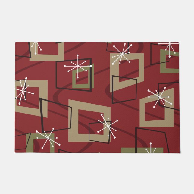 Tapete Meio século Modern Maroon (Frente)