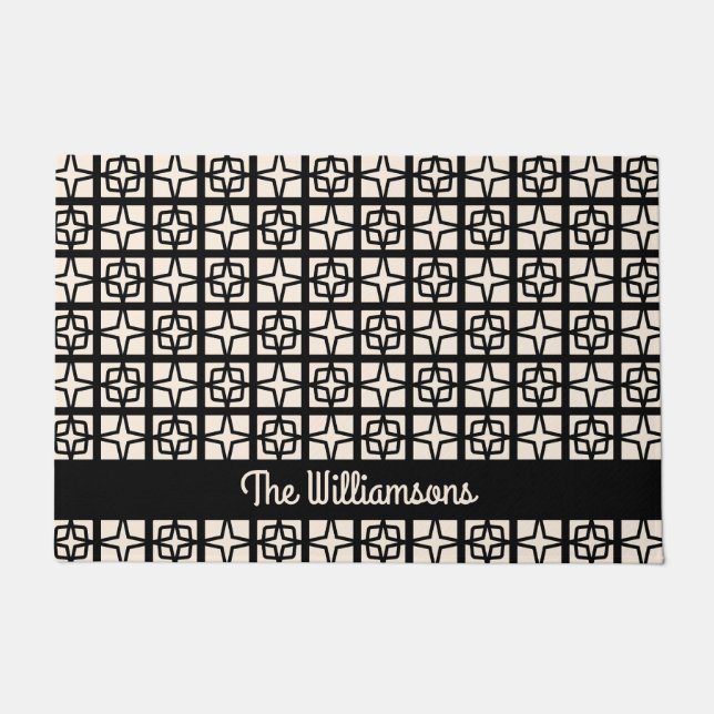 Tapete Meio século Moderno Atômica 1950s Retropersonaliza (Frente)