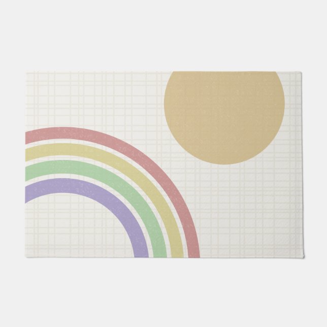 Tapete Meio século Moderno Rainbow Sun (Frente)