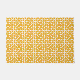 Tapete Meio século Retroativo Amarelo Moderno