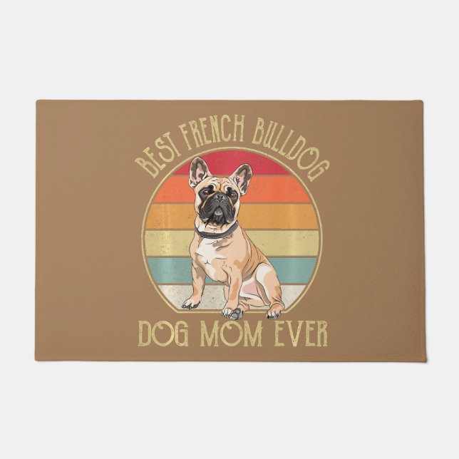 Tapete melhor cachorro-do-buldogue francês que mãe sempre (Frente)
