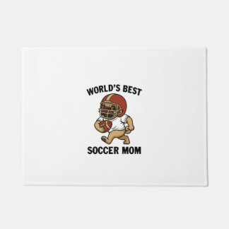 TAPETE MELHOR MÃE DE FUTEBOL DO MUNDO - JOGADORA PUG