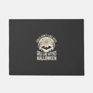 Tapete Meninas Como Bruxas Design de Morcego de Halloween