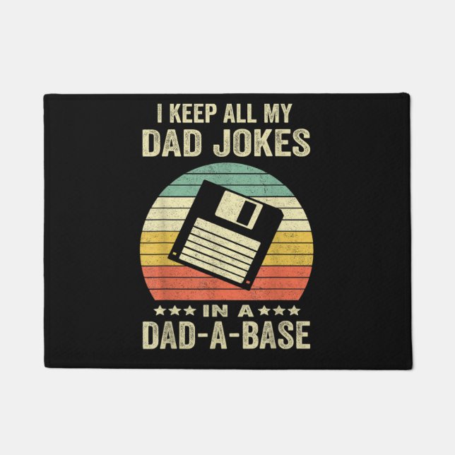 Tapete Mens Funny dad Jokes in dad-a-Base (Frente)