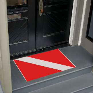 Tapete Mergulho Sinalizador Scuba Diver para Baixo