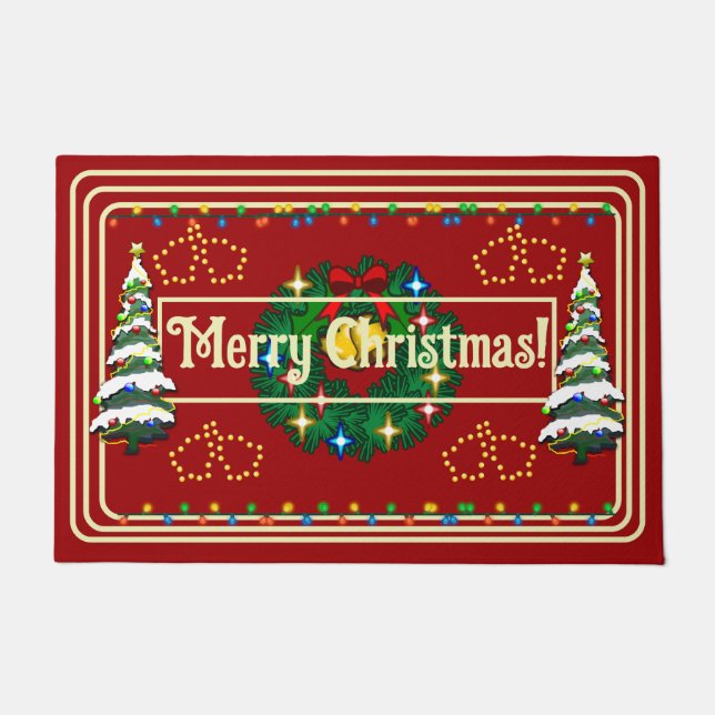 Tapete Merry Christmas Doormat (Frente)