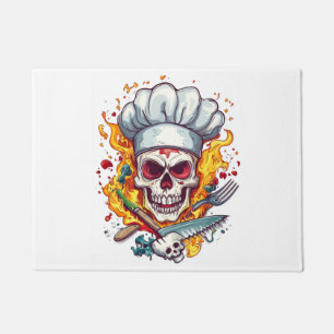 Tapete Mestre de Cozinha do Chef Caveira