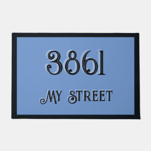 Tapete Meu endereço em um azul