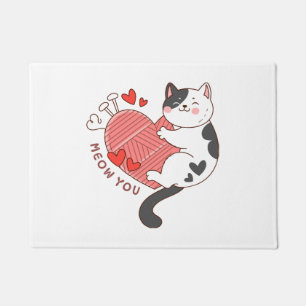 Tapete Miau Você Gato Bonito Dia de São Valentim