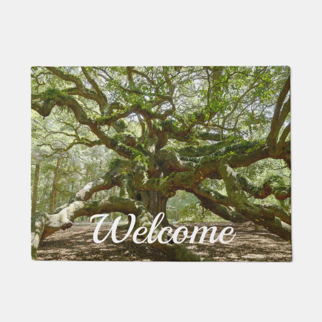 Tapete Mighty Angel Oak Bem-Vindo (Frente)