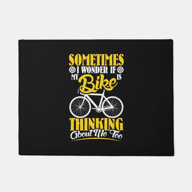 Tapete Minha Bicicleta Pensando Em Mim (Frente)