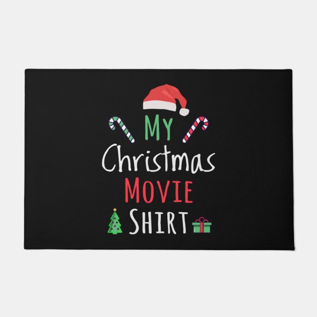 Tapete Minha Camisa de Filme de Natal (Frente)