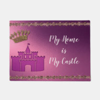 Minha Casa Meu Castelo Citação Bem-Vindo Royalty