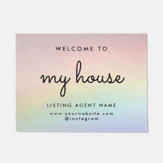 Tapete Minha Casa Real Estate Modern Rainbow Realtor