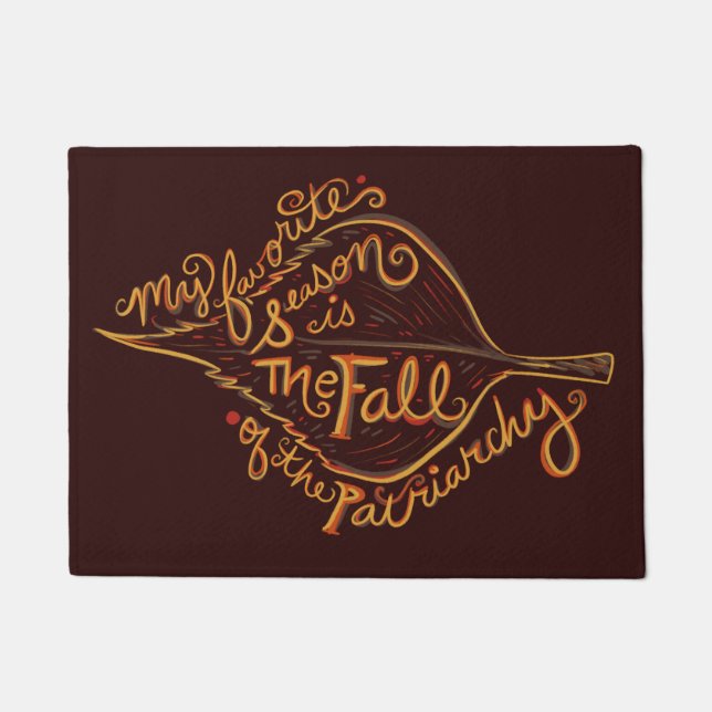 Tapete Minha estação favorita é a queda do patriarcado (Frente)