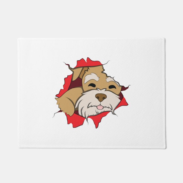 Tapete Miniatura Schnauzer (Frente)