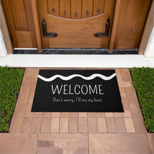 Tapete Minimal Welcome Funny Introvert (Ar livre)
