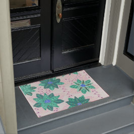 Tapete Mint Green Festivo Floral Impressão