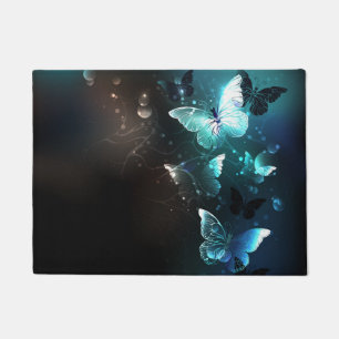 Tapete Mint Night Butterflies