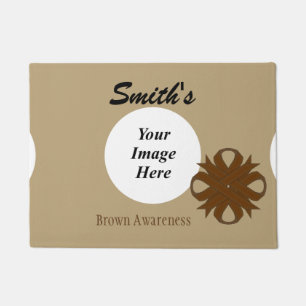 Tapete Modelo de Brown Clover Ribbon por Kenneth Yoncich