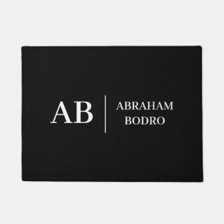 Tapete Modern Black & White Trendy Stylish Monogram