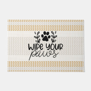 Tapete Modern Country Farmhouse, Esfregue suas patas