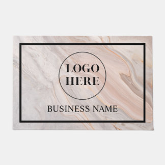 Tapete Modern Elegant Business Logo Doormat
