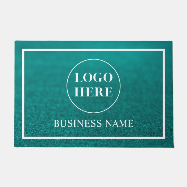 Tapete Modern Elegant Business Logo Doormat (Frente)