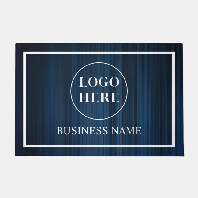 Tapete Modern Elegant Business Logo Doormat (Frente)