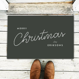 Tapete Modern Trendy Christmas | Floresta Verde Escuro