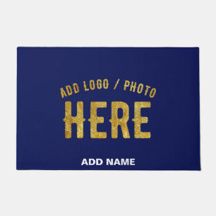 TAPETE MODERNO ESTILOSO NAVY AZUL ESCURO PERSONALIZADO DE