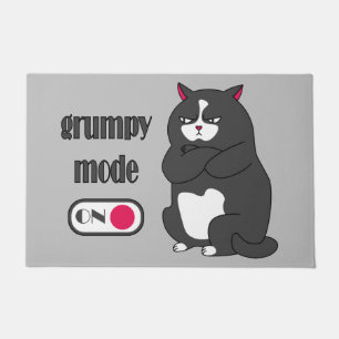 Tapete Modo rabugento em gato gordo engraçado