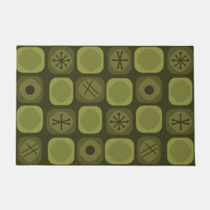 Tapete Molho de Arte Molhada Cubes de 1950 Verde