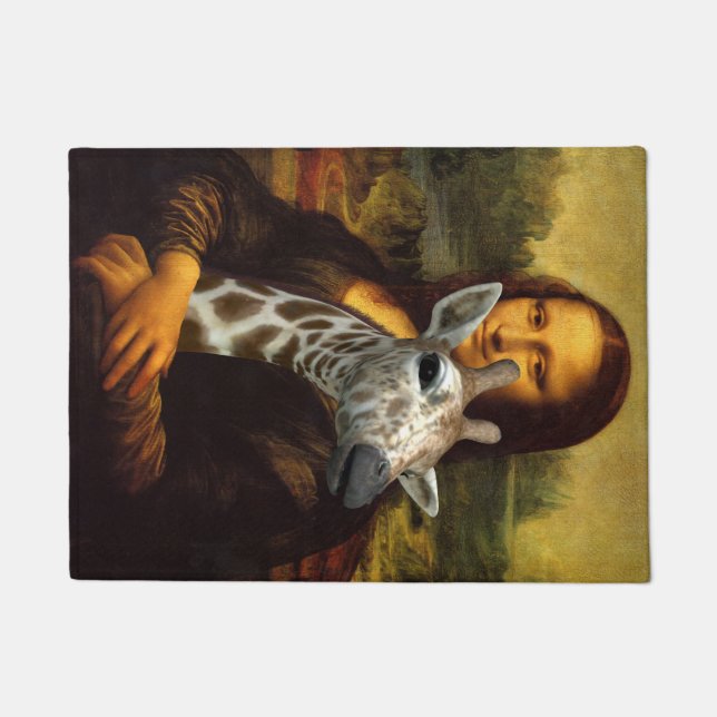 Tapete Mona Lisa Ama Girafas (Frente)
