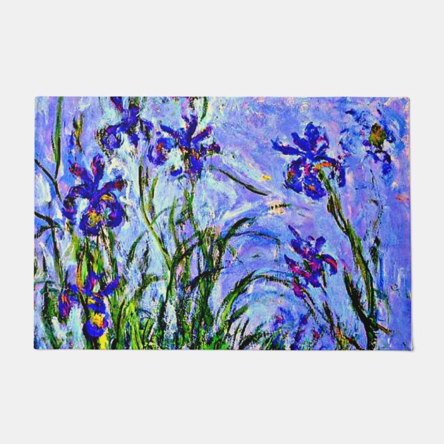 Tapete Monet - Lilacs Irises, (Frente)