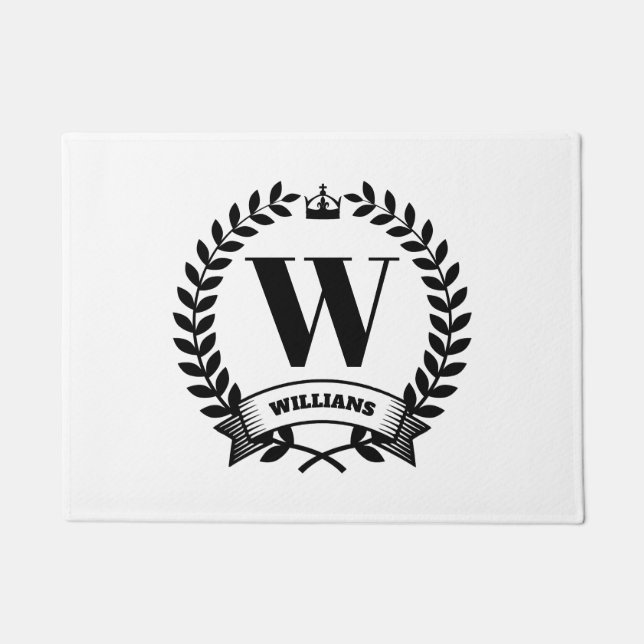 Tapete Monograma da família (Frente)